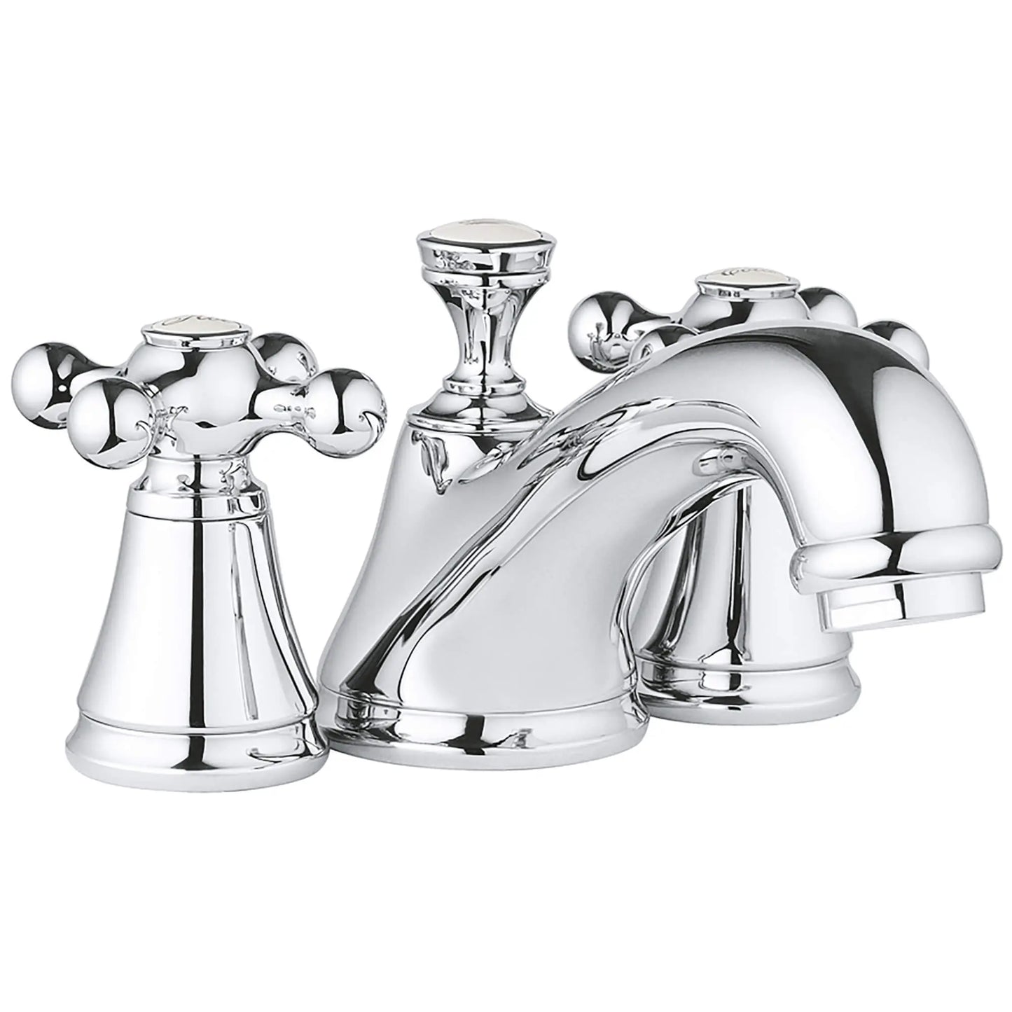 GROHE 18731000 Seabury Cross Handles (Pair) - Chrome