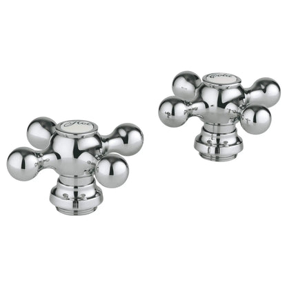 GROHE 18731000 Seabury Cross Handles (Pair) - Chrome