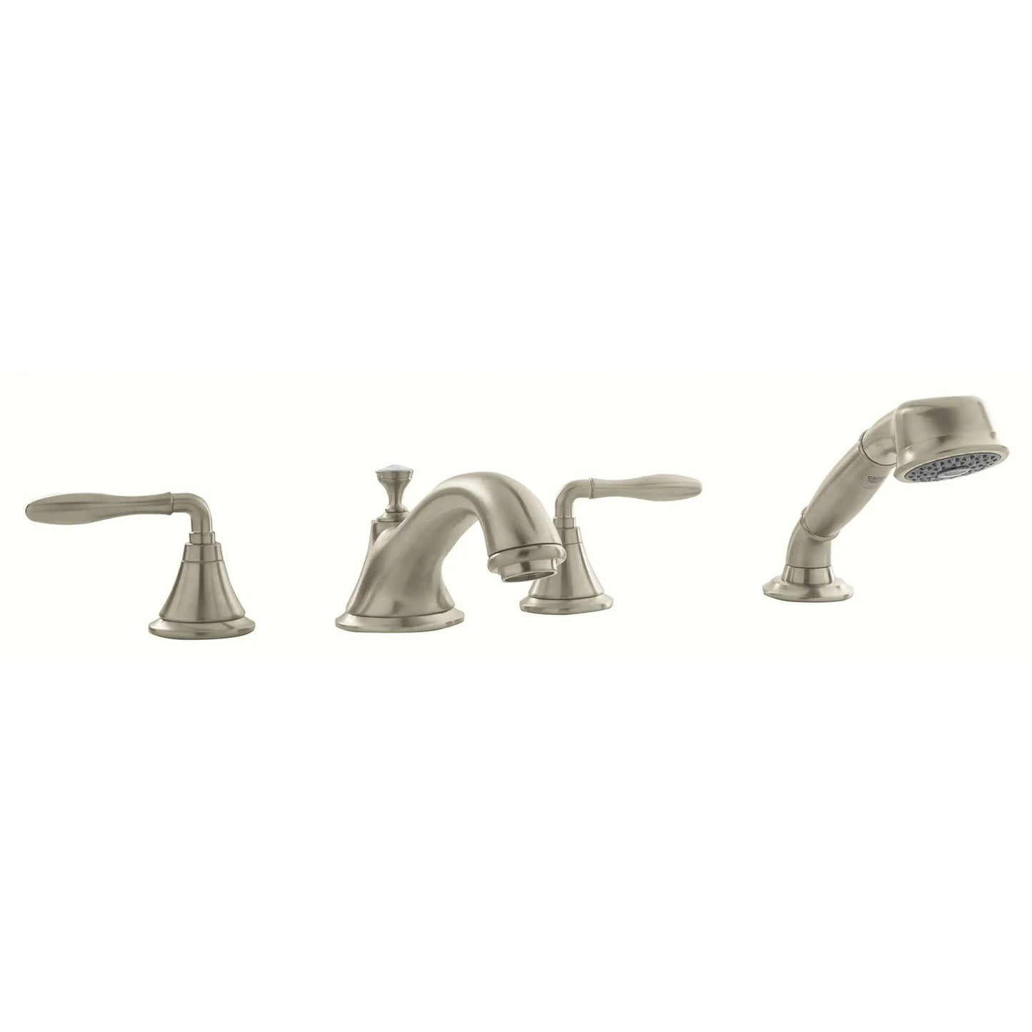 GROHE 18731EN0 Seabury Cross Handles (Pair) - Brushed Nickel