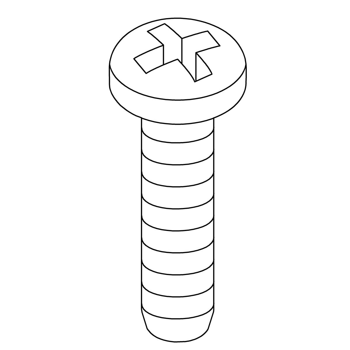 KOHLER Screw, 1/4-20 Phil Ph 1.5" Silv, K-1239782-C