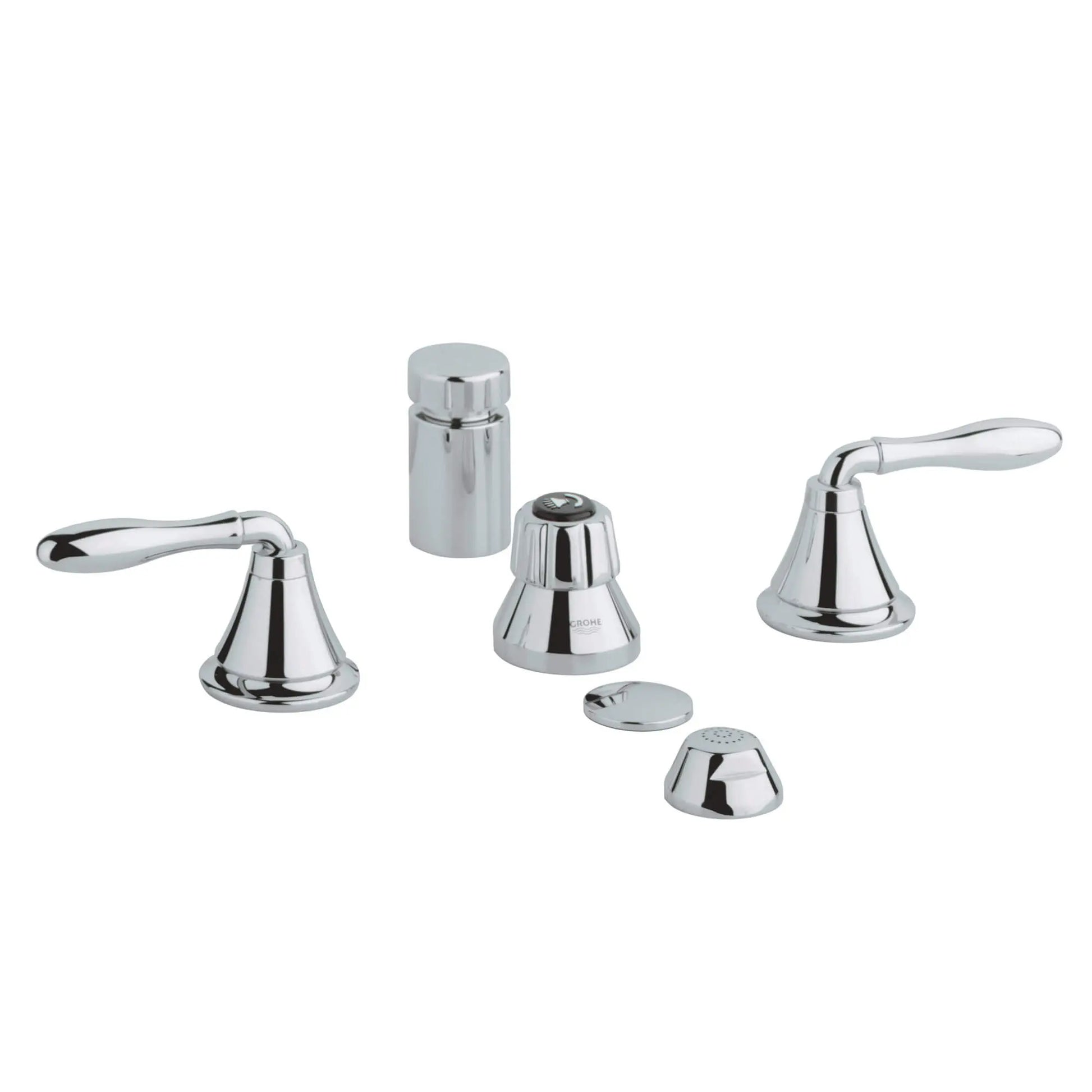 GROHE 18732000 Seabury Lever Handles (Pair) - Chrome