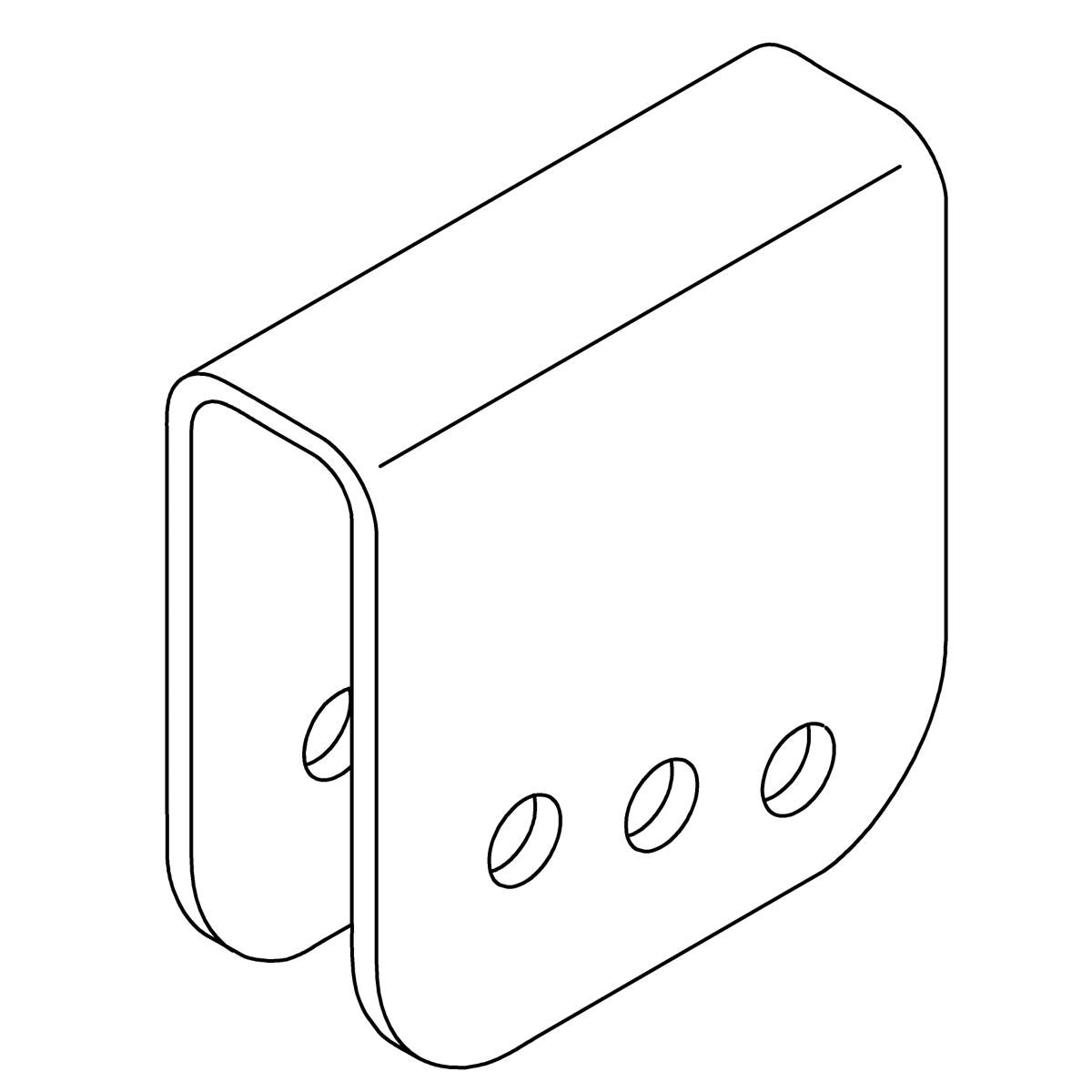 KOHLER 1240563 Hanger Bracket 1.500" - Bright Silver, K-1240564-BDS