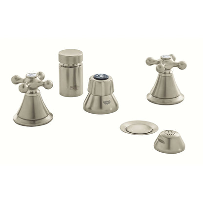 GROHE 18732EN0 Seabury Lever Handles (Pair) - Brushed Nickel