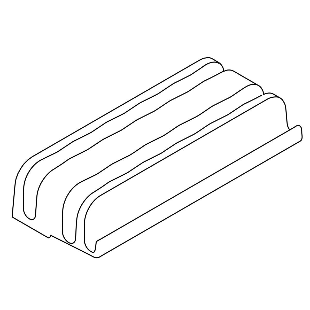 KOHLER Center Guide, 5/16" (Cool Grey) - Grey, K-1241552-01