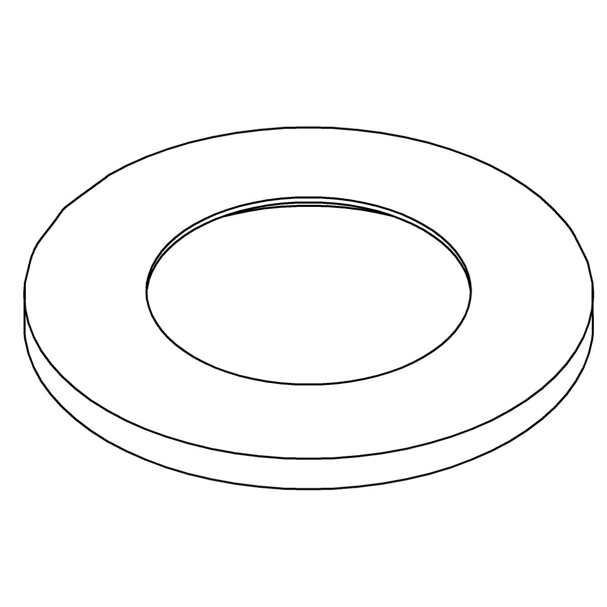 KOHLER Escutcheon - Vibrant Brushed Moderne Brass, K-1241611-2MB