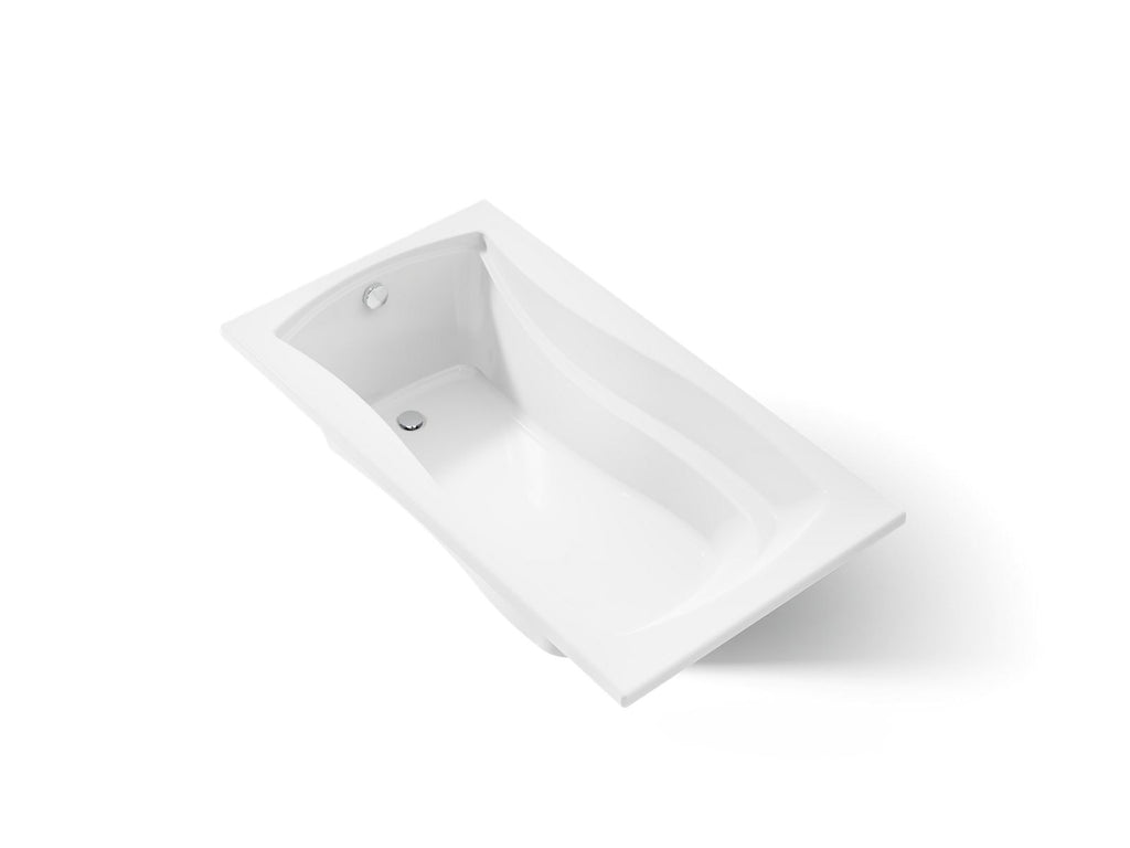 KOHLER K-1242-0 Mariposa 60" X 36" Drop-In Bath With - White