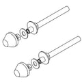 KOHLER Kit, Toilet Bolts, K-1242551