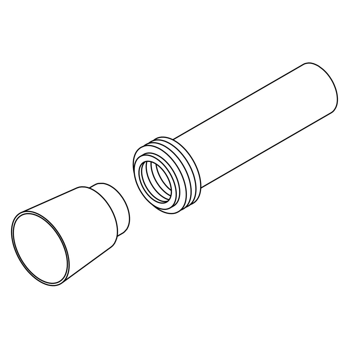 KOHLER Kit, Straight Pipe, K-1242555
