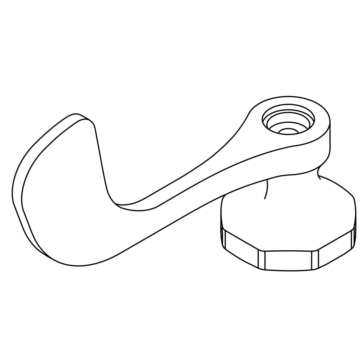 KOHLER Handle,Wristblade - Polished Chrome, K-1243900-CP