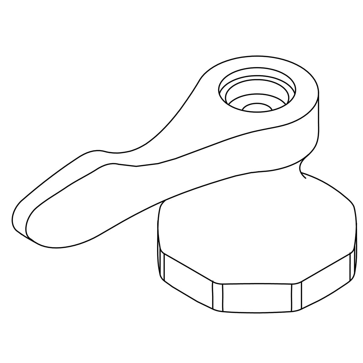 KOHLER Handle,Lever - Vibrant Polished Nickel, K-1243901-SN