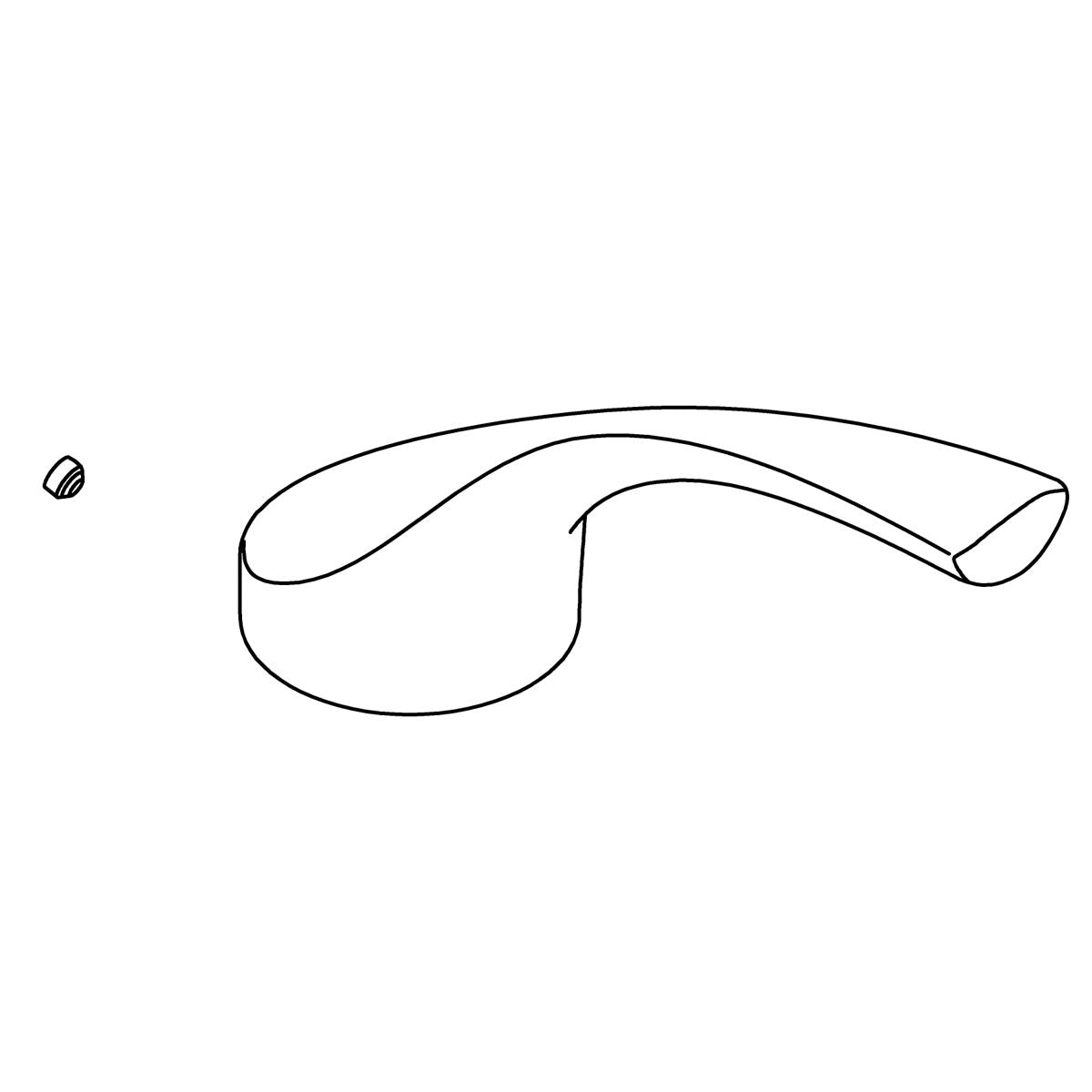 KOHLER Handle Kit - Matte Black, K-1244506-BL