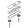 KOHLER Escutcheon Kit - Vibrant Stainless, K-1244595-VS