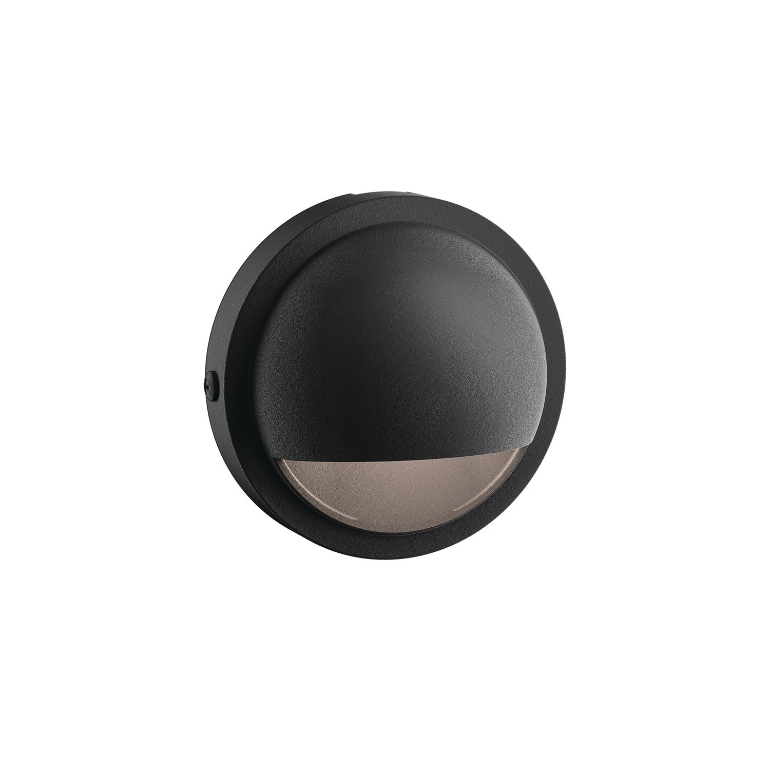 KICHLER 15764BKT30R 12V Led 3000K Half Moon Deck Light Textured Architectural Bronze