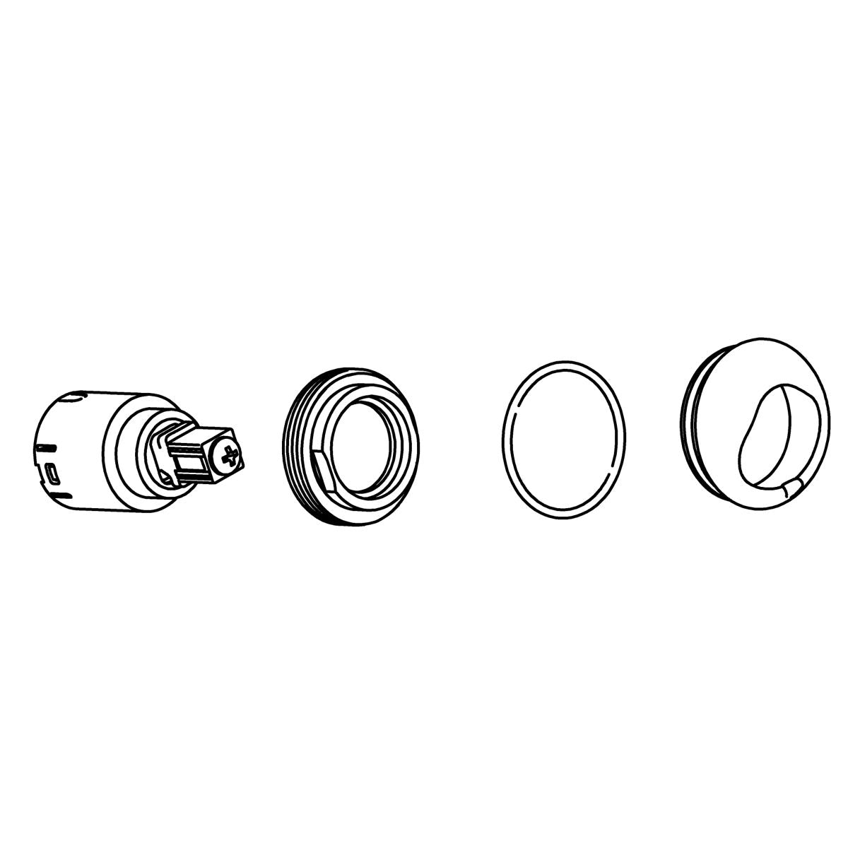 KOHLER Valve/Dome Kit - Vibrant Stainless, K-1245167-VS