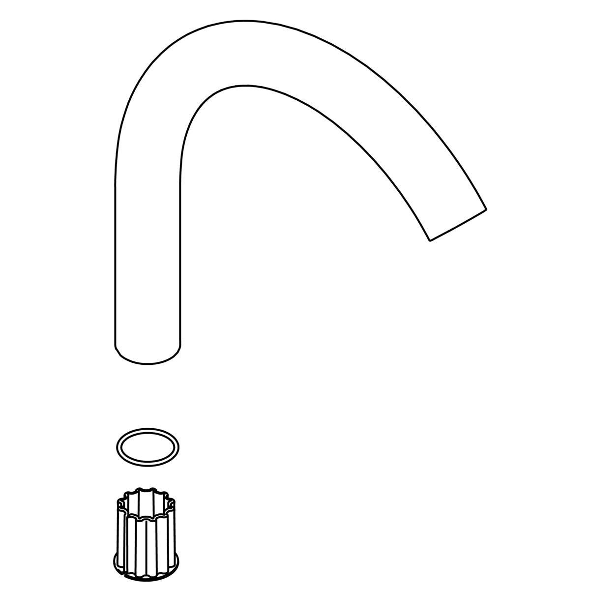 KOHLER Spout Kit - Polished Chrome, K-1245168-CP
