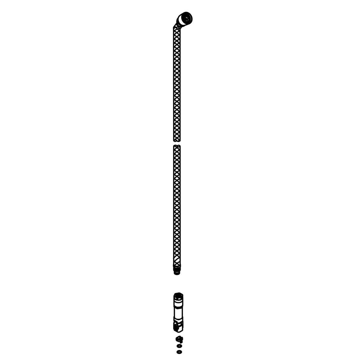 KOHLER Hose Kit - Bright Chrome, K-1245170-BC