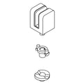 KOHLER 1/4" Bottom Pivot Service Kit - Bright Polished Silver, K-1246940-SHP