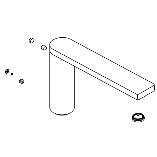 KOHLER Spout Assembly - Vibrant Titanium, K-1249020-TT