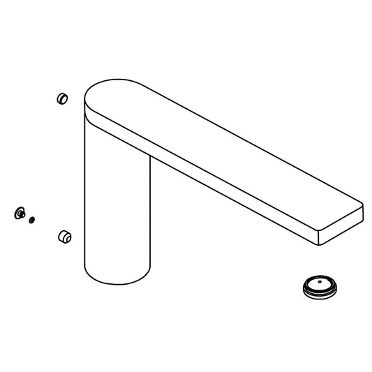 KOHLER Bath Spout Assembly - Vibrant Titanium, K-1249295-TT
