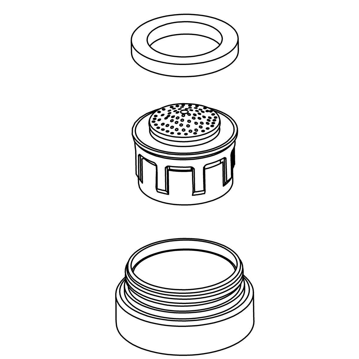 KOHLER Kit, 2.0 Gpm Aerator - Polished Chrome, K-1249482-CP
