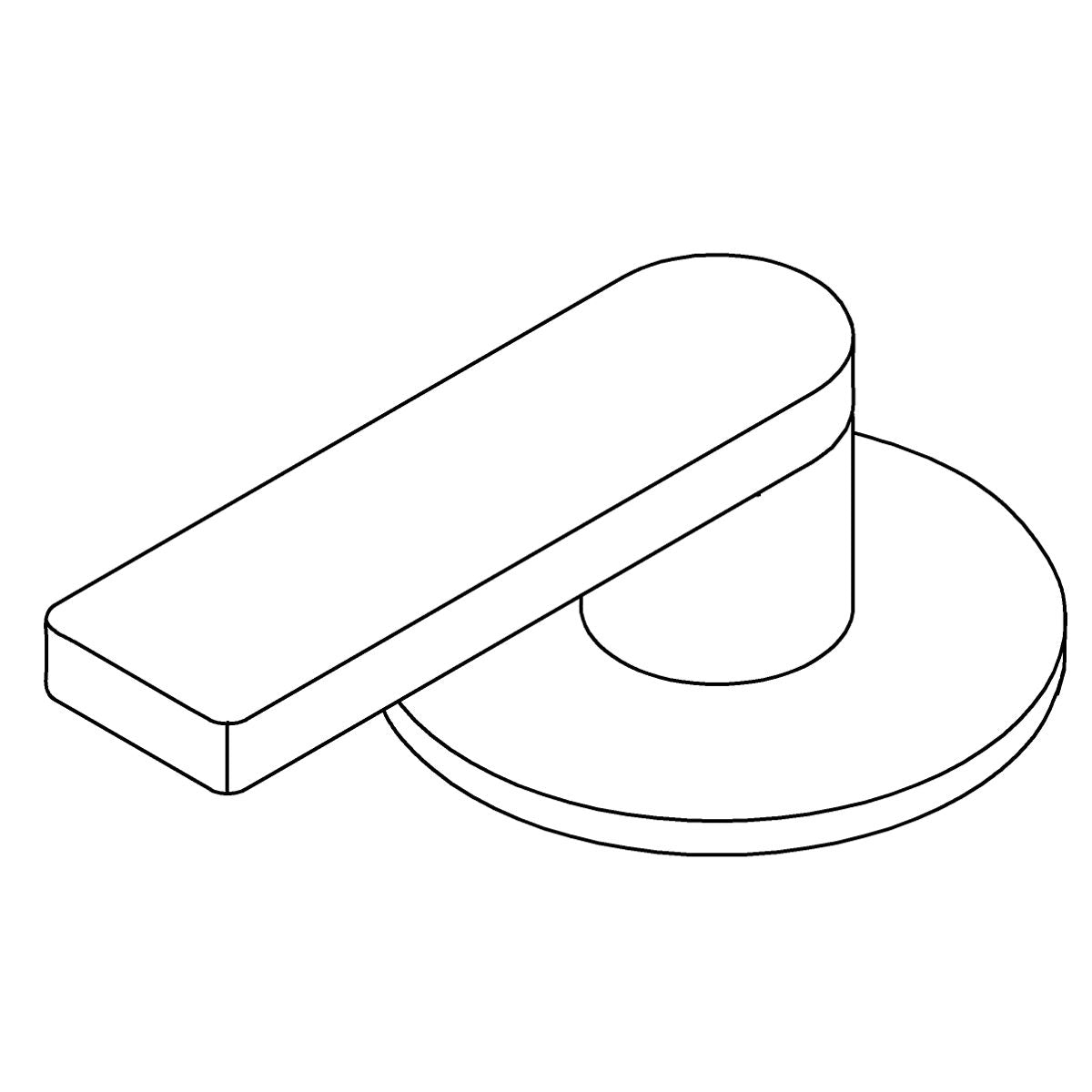 KOHLER Lever Handle Assembly - Vibrant Titanium, K-1249628-TT