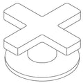 KOHLER Cross Handle Assembly - Vibrant Titanium, K-1249629-TT