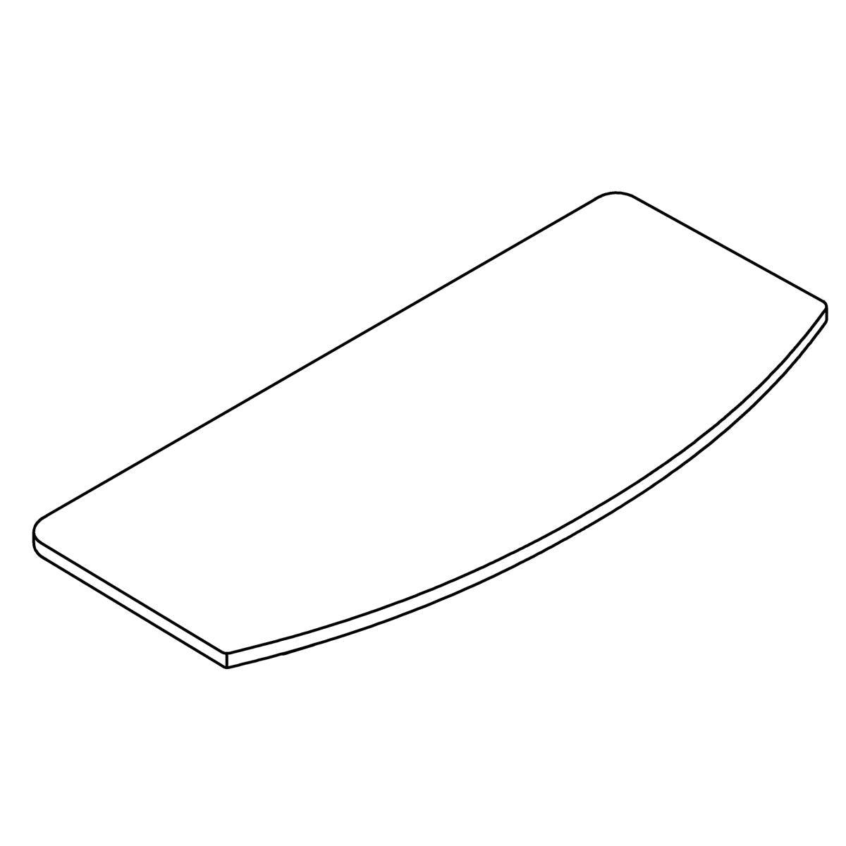 KOHLER Toilet Tank Cover - White, K-1250104-0