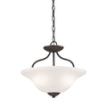 THOMAS 1252CS/10 Conway 15'' Wide 2-Light Semi Flush Mount - Oil Rubbed Bronze