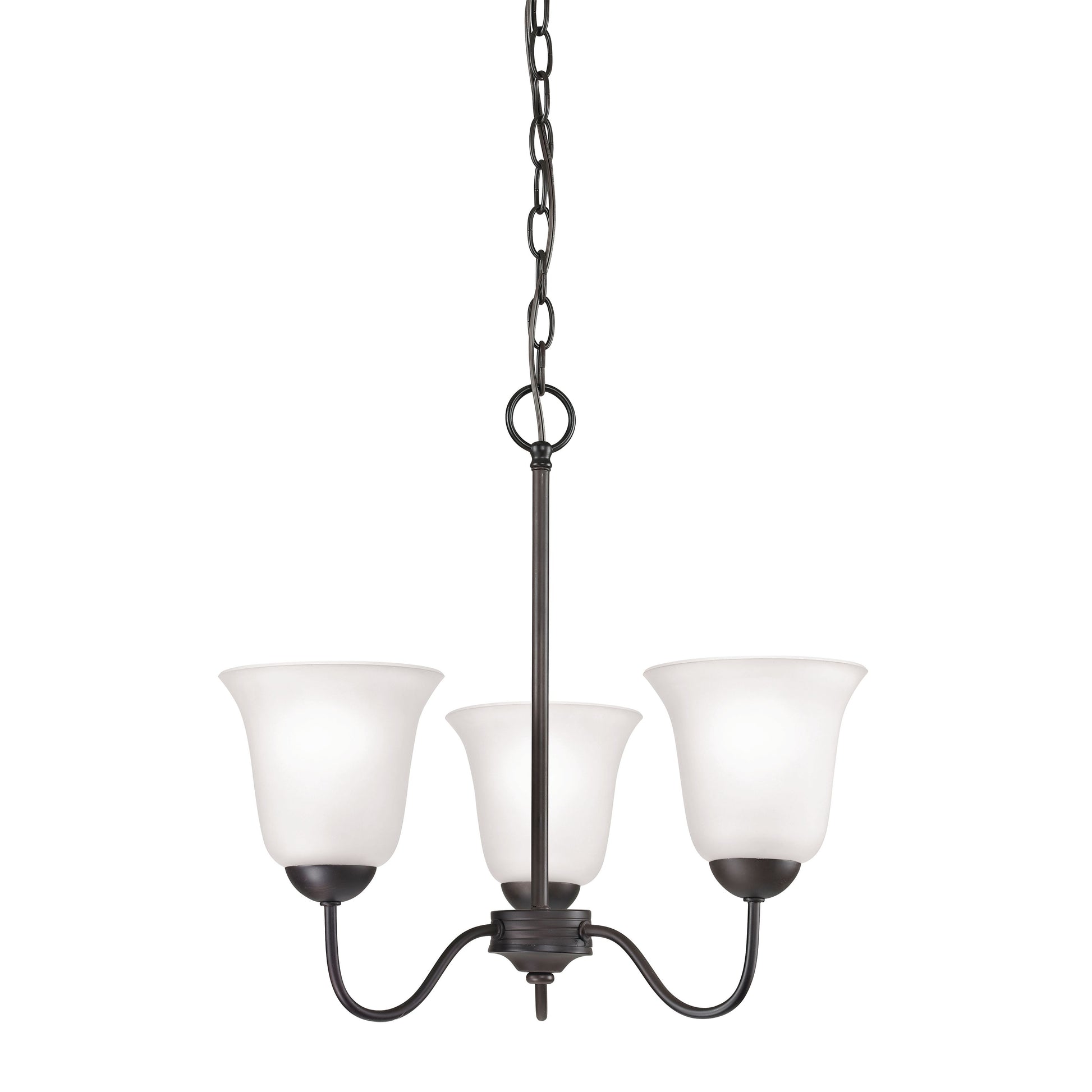 THOMAS 1253CH/10 Conway 19'' Wide 3-Light Chandelier - Oil Rubbed Bronze
