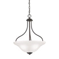 THOMAS 1253PL/10 Conway 18'' Wide 3-Light Pendant - Oil Rubbed Bronze