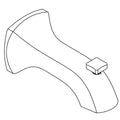 KOHLER Assembly, Spout - Vibrant Brushed Nickel, K-1255750-BN