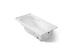 KOHLER K-1257-R-0 Mariposa 72" X 36" Alcove Whirlpool Bath, Right Drain - White