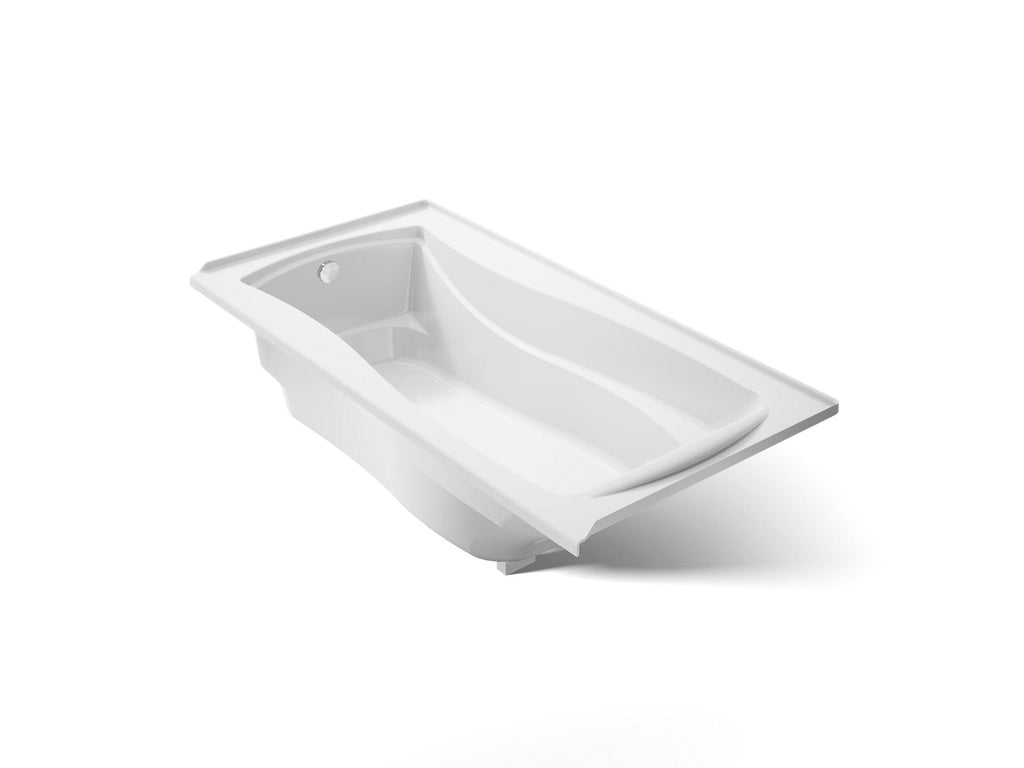 KOHLER K-1259-L-0 Mariposa 72" X 36" Alcove Bath, Left Drain - White