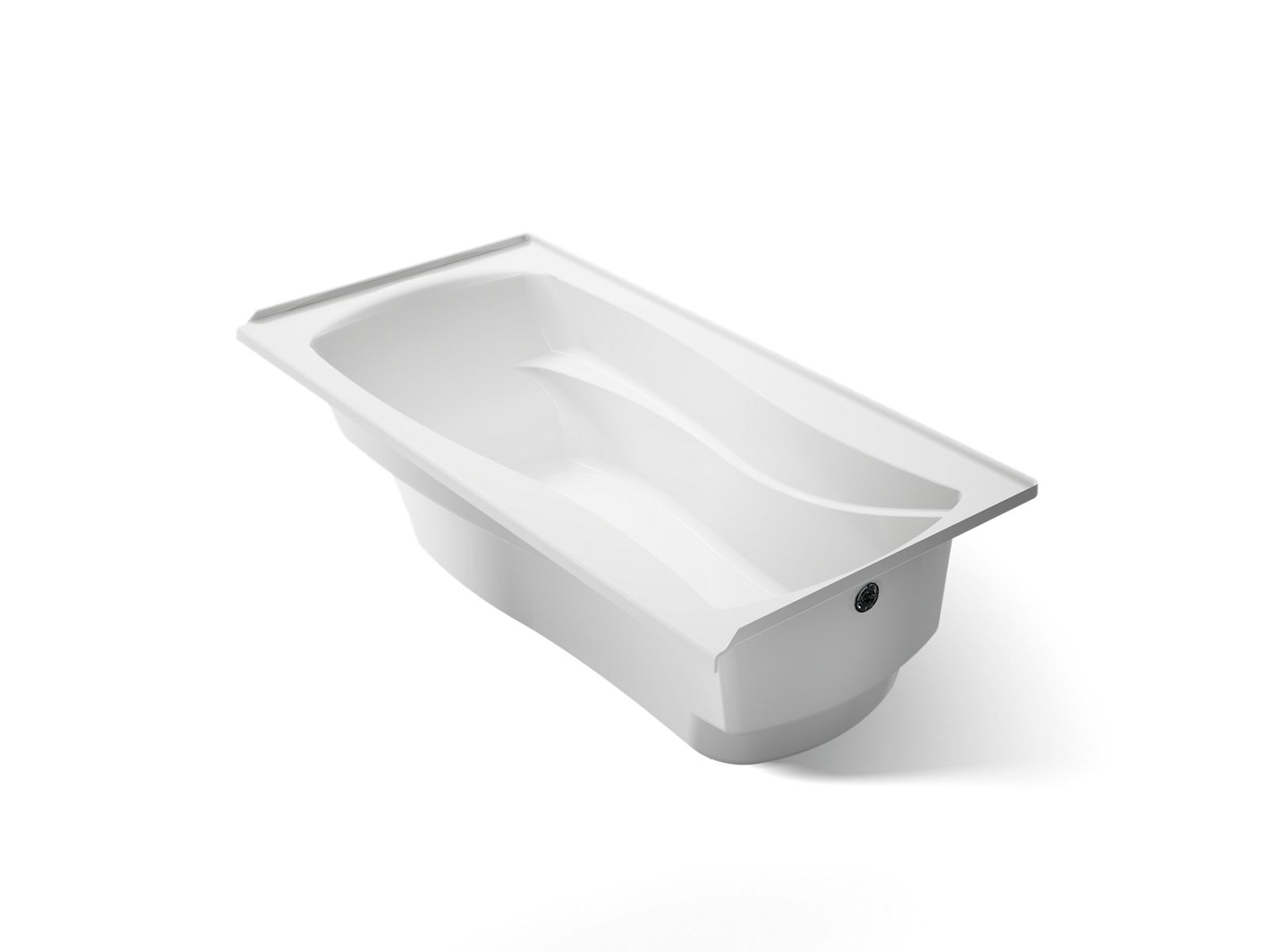 KOHLER K-1259-R-0 Mariposa 72" X 36" Alcove Bath, Right Drain - White