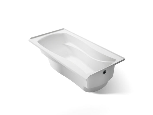 KOHLER K-1259-R-0 Mariposa 72" x 36" alcove bath, right drain - White