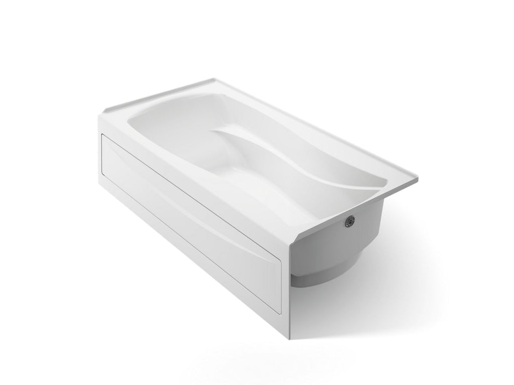 KOHLER K-1259-RA-0 Mariposa 72" X 36" Alcove Bath, Right Drain - White