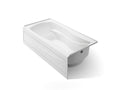 KOHLER K-1259-RA-0 Mariposa 72" X 36" Alcove Bath, Right Drain - White
