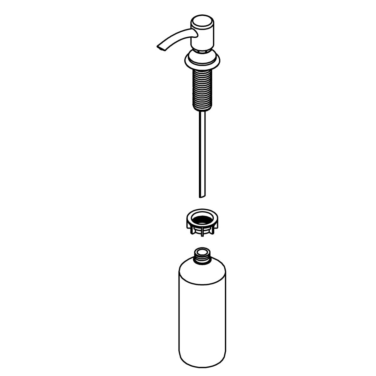 KOHLER Soap Dispenser - Polished Chrome, K-1259243-CP