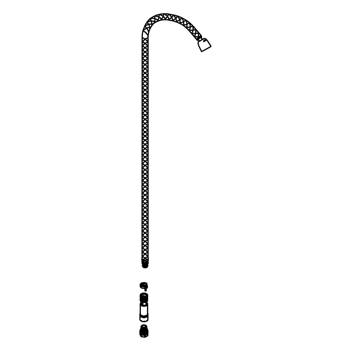 KOHLER K-1259492-CP Hose Kit