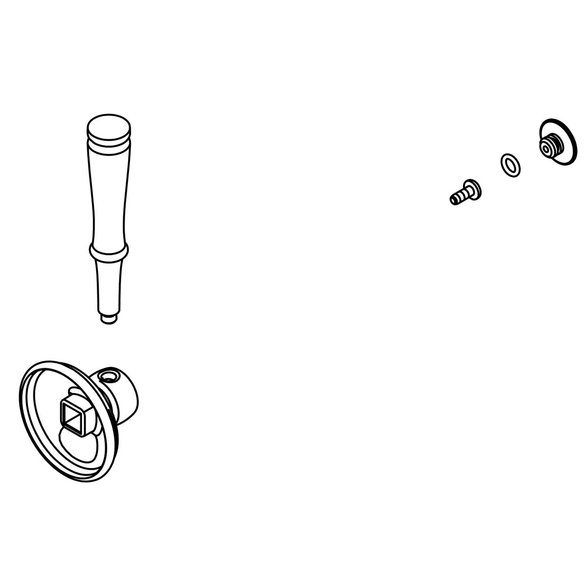 KOHLER Handle Kit - Vibrant Stainless, K-1259498-VS