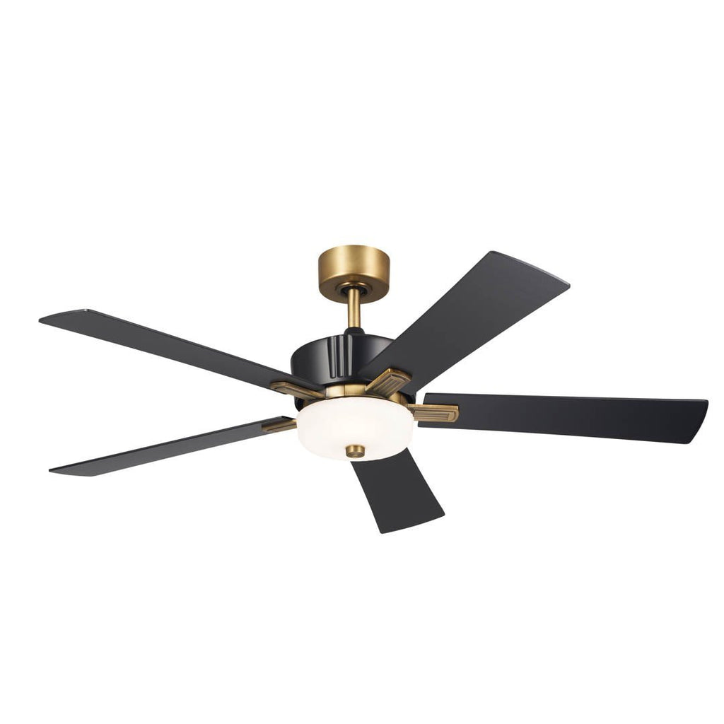 KICHLER 300395SBK Icon 56 Inch Icon Fan - Satin Black