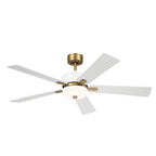 KICHLER 300395WH Icon 56 Inch Icon Fan - Brushed Natural Brass