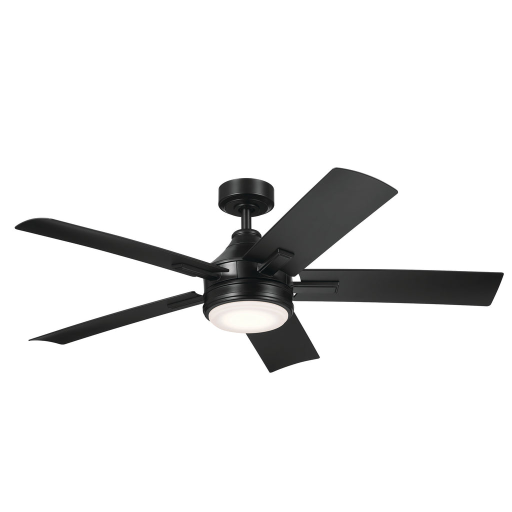 KICHLER 310075SBK Tide 52 Inch Tide Fan - Satin Black