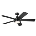 KICHLER 310075SBK Tide 52 Inch Tide Fan - Satin Black