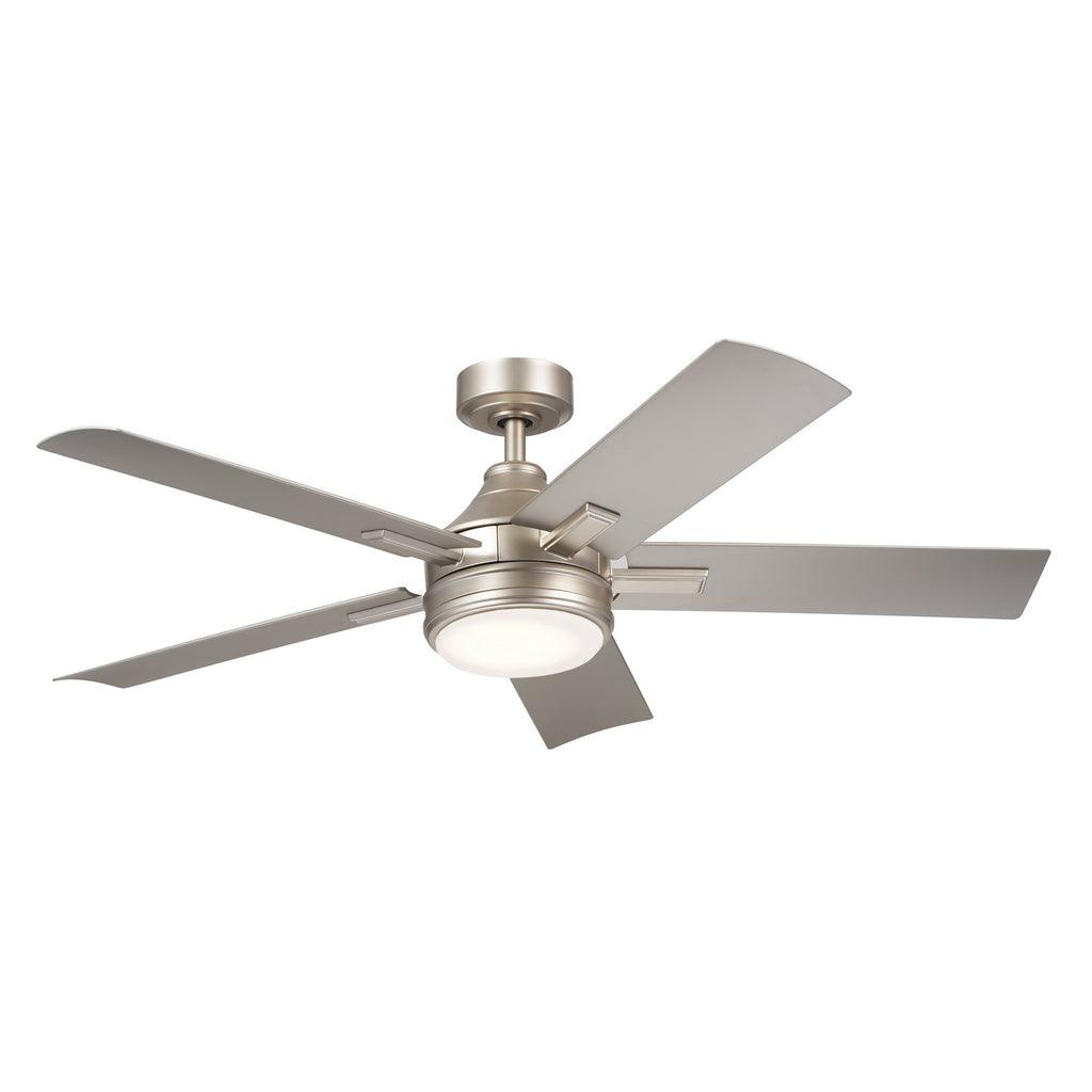 KICHLER 310126NI Tide 52 Inch Tide Weather+ Fan - Brushed Nickel
