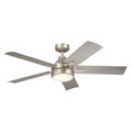 KICHLER 310126NI Tide 52 Inch Tide Weather+ Fan - Brushed Nickel