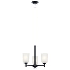 KICHLER 43670BK Shailene 3 Light Mini Chandelier Olde Bronze