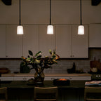KICHLER 43674BK Shailene 11" 1 Light Mini Pendant With Satin Etched Glass In Brushed Nickel