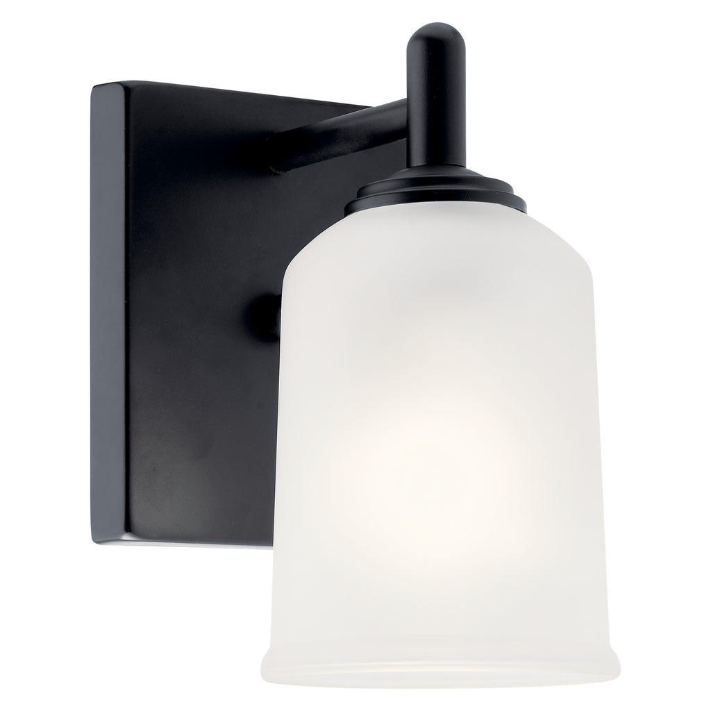 KICHLER 45572BK Shailene 1 Light Wall Sconce Brushed Nickel