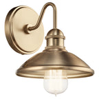 KICHLER 45943CPZ Clyde 1 Light Wall Sconce Champagne Bronze